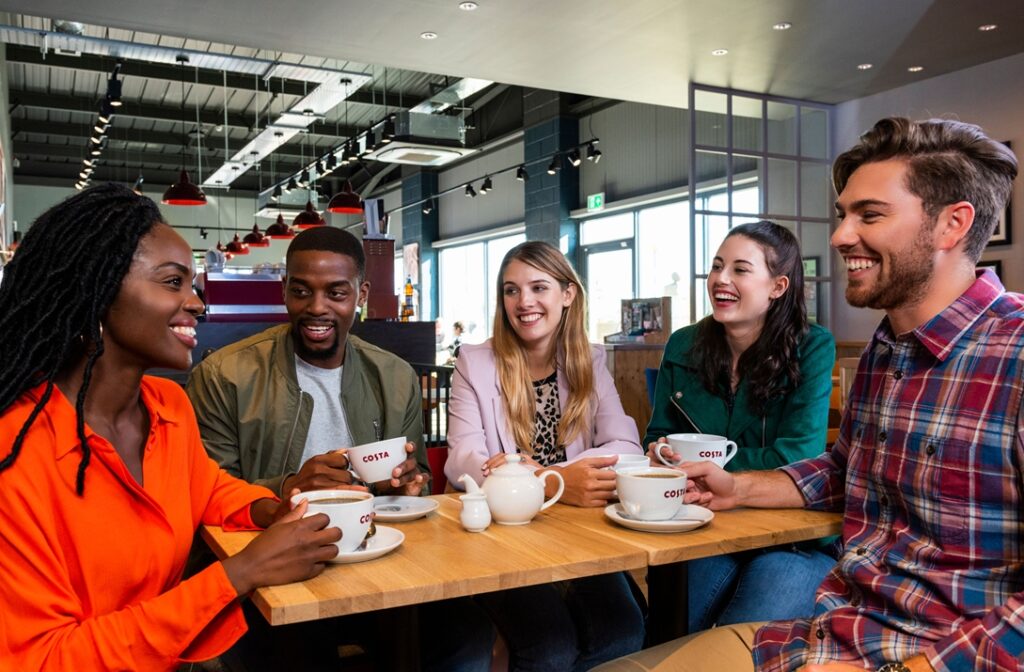 Costa coffee at Clacton Shopping Village