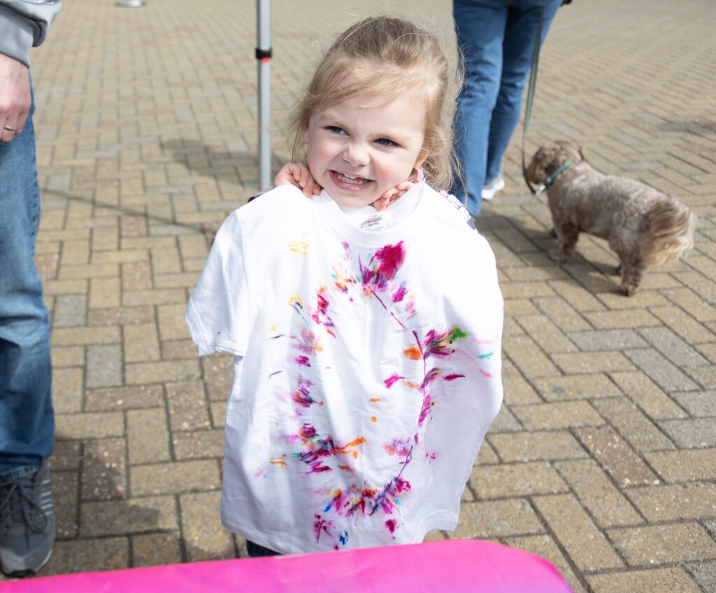 Easter 2025 at Clacton Shopping Village - t-shirt designing